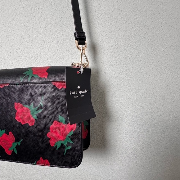 Kate Spade‎ New York Madison Rose Toss Printed Small Flap Crossbody - Picture 10 of 10